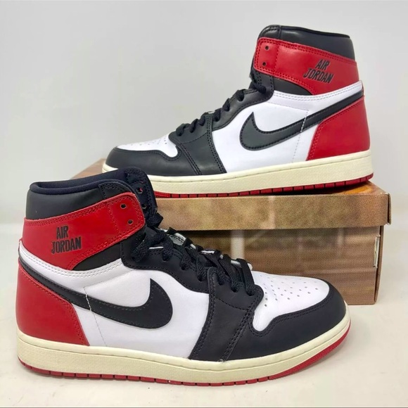 🖤❤️ Nike Air Jordan 1 Retro High OG Black Toe Reimagined 🖤❤️